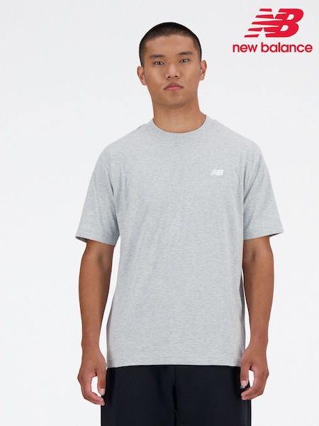 New Balance Grey Mens Sport Essentials T-Shirt (AT0408) | €37