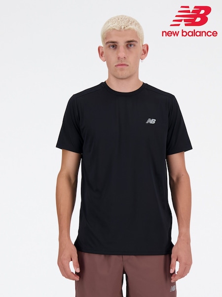 New Balance Black Mens Sport Essentials T-Shirt (AT0420) | €40