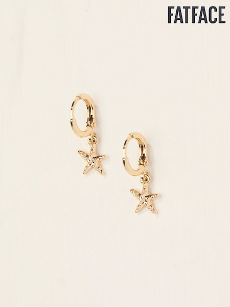 FatFace Starfish Drop Earrings (AT0426) | ‏53‏₪