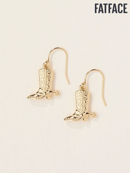 FatFace Cowboy Boot Drop Earrings (AT0442) | ₺547