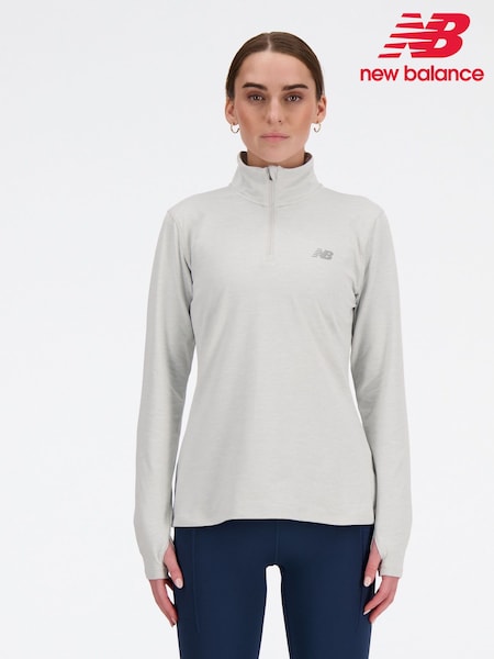 New Balance Womens Essentials Quarter Zip Top (AT0496) | €66