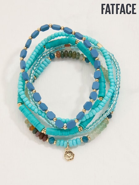 FatFace Beaded Stretch Bracelet Stack (AT0624) | 23 €