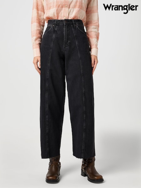Wrangler Black Cowboy Barrel Jeans (AT0707) | €133