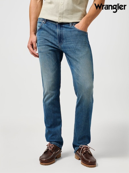 Wrangler Trail Tone Straight Fit Greensborough Jeans (AT0709) | LEI 670