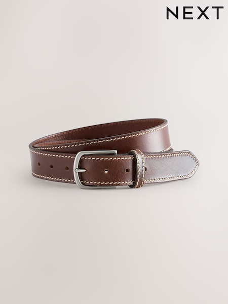 Brown Casual Leather Belt (AT0765) | €27