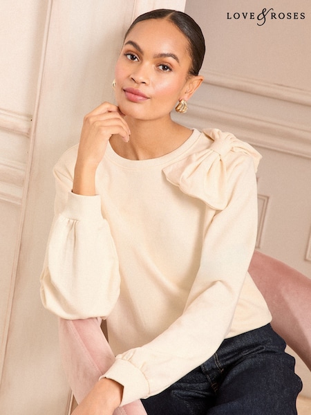 Love & Roses Jersey Sweatshirt (AT0820) | 146 LEI