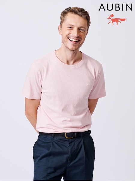 Aubin Hampton Cotton Linen T-Shirt (AT0851) | 223 QAR