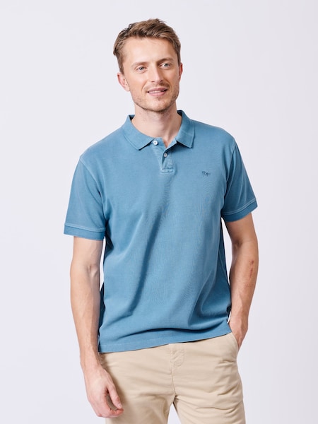 Aubin Red Lusby Pique Polo Shirt (AT0870) | €84