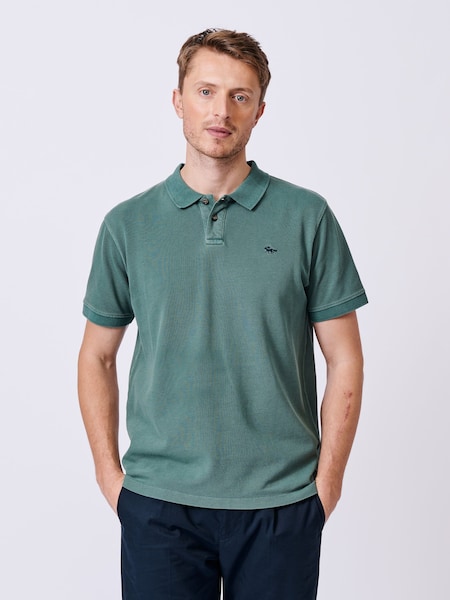 Aubin Red Lusby Pique Polo Shirt (AT0873) | €78