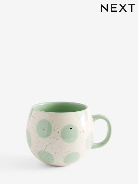 Sage Green Speckle Spot Mug (AT1036) | R$ 75