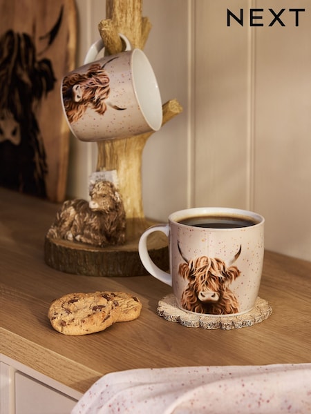 Set of 2 Hamish The HighLand Cow Mugs (AT1041) | R$ 120