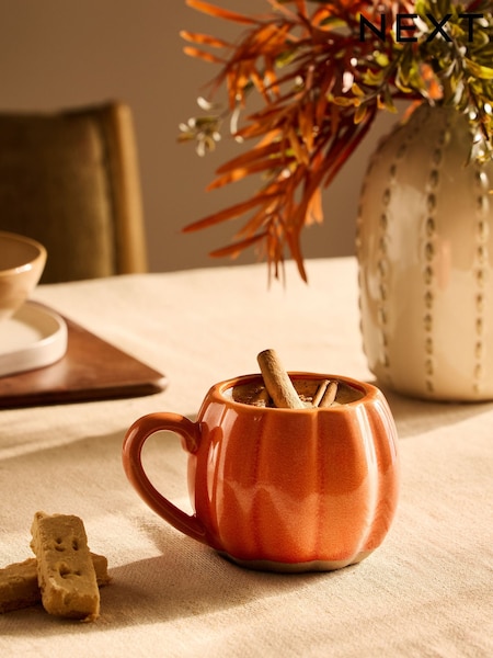 Orange Pumpkin Shaped Mug (AT1058) | €9