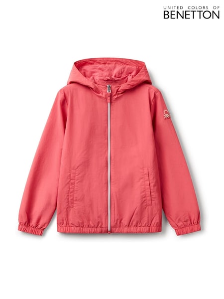 وردي - Benetton Girls Rain Jacket (AT1071) | ‏233 د.إ.‏