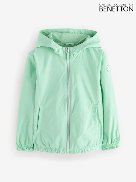 أخضر - Benetton Girls Rain Jacket (AT1080) | ‏233 د.إ.‏