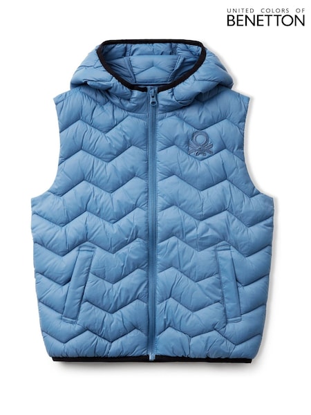 Albastru - Gilet Puffer Benetton Băieți (AT1088) | 268 LEI