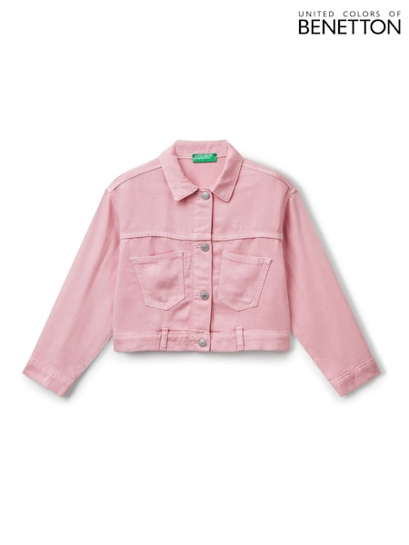 Benetton Girls Pink Cropped Jacket (AT1089) | R$ 395