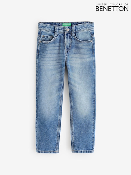 Benetton Boys Blue Straight Fit 100% Cotton Jeans (AT1091) | R$ 295