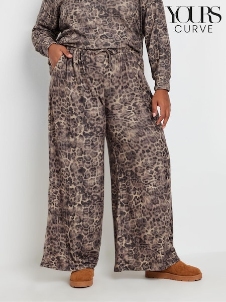 Yours Curve Animal Lounge Trousers (AT1313) | €46