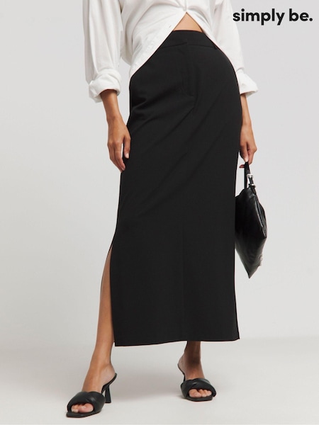 Simply Be Magisculpt Tailored Maxi Skirt (AT1365) | ‏191‏₪