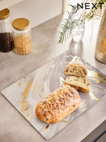 Natural Gold Galaxy Glass Worktop Saver (AT1411) | €25