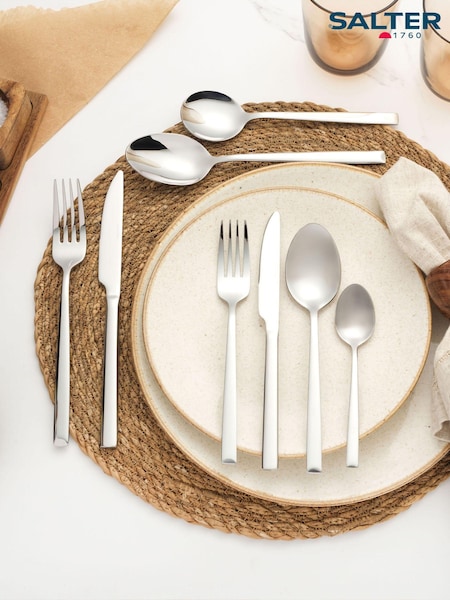 Salter Silver Winslow 44 Piece Cutlery Set (AT1452) | €81