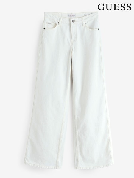 Guess Jeans White Denim Wide Leg Jeans (AT1460) | €99