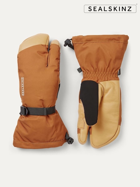 Sealskinz Congham Waterproof Thermal Ski Split Finger Gloves (AT1475) | $111