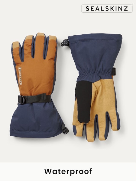 Sealskinz Fransham Waterproof Thermal Ski Gauntlet Gloves (AT1476) | $111