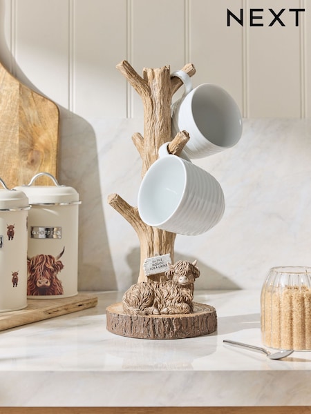Natural Hamish The Highland Cow Mug Tree (AT1548) | €37