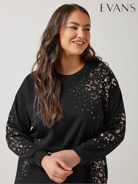 Evans Sequin Sweatshirt (AT1551) | €33
