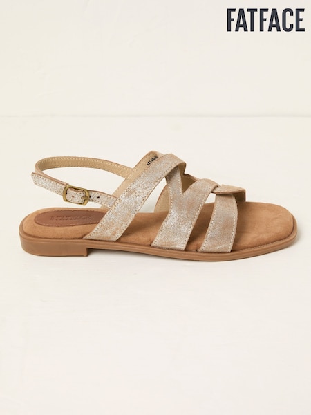 FatFace Coco Bronze Strappy Sandal (AT1860) | €60
