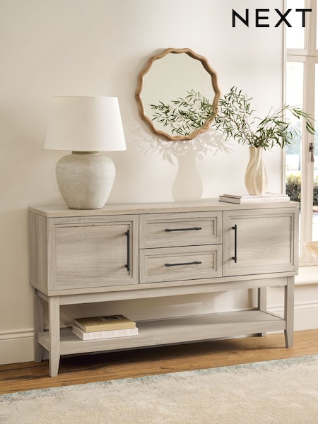 Light Langton Oak Effect Space Saving Large Sideboard (AT1953) | €490