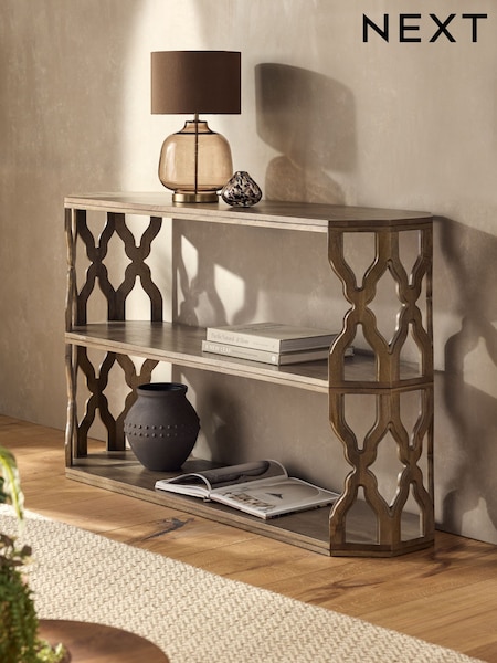 Natural Inder Soild Mango Wood Console Table (AT1960) | €750