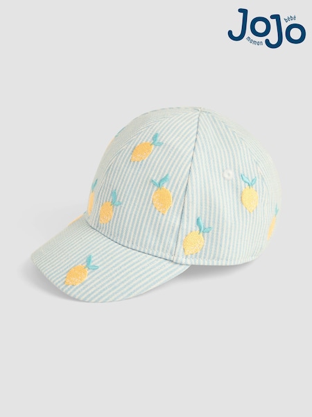 JoJo Maman Bébé Blue Embroidered Cap (AT1963) | €24