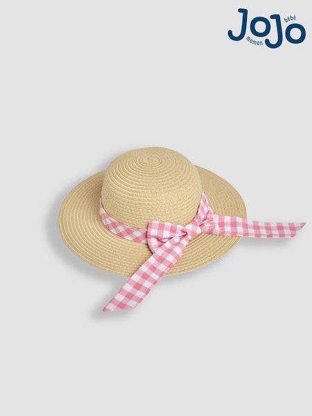 JoJo Maman Bébé Neutral Straw Sun Hat (AT1965) | €24