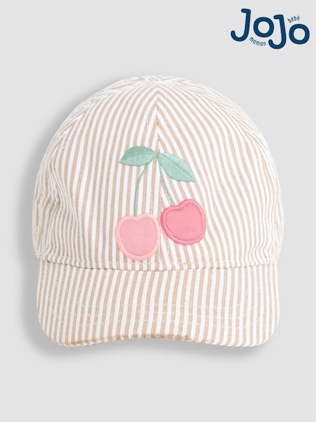 JoJo Maman Bébé Cream Appliqué Cap (AT1987) | €24