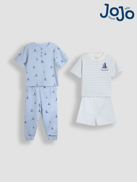 JoJo Maman Bébé 2-Pack Print Ribbed Jersey Pyjamas (AT2015) | 47 €