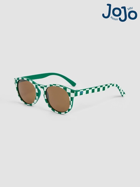 JoJo Maman Bébé Green Rounded Sunglasses (AT2032) | R$ 125