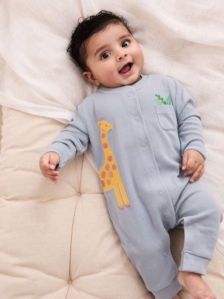 JoJo Maman Bébé Footed Appliqué Popper Sleepsuit (AT2038) | 29 €