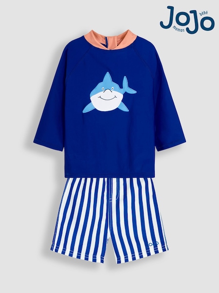 JoJo Maman Bébé Shark 2-Piece Rash Vest Set (AT2039) | 1,442 UAH - 1,562 UAH