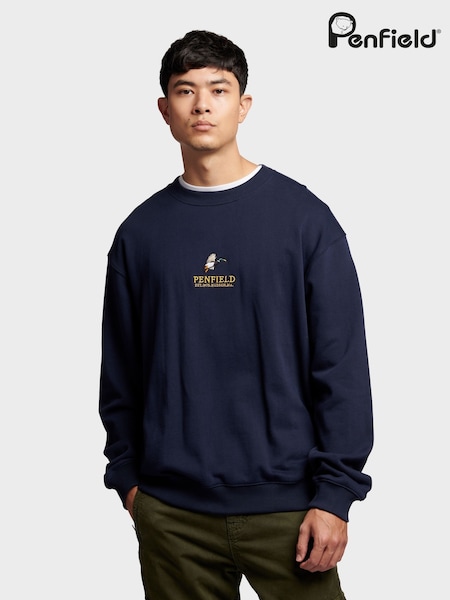 Penfield Mens Embroidered Mallard 100% Cotton Sweatshirt (AT2264) | 5 708 грн