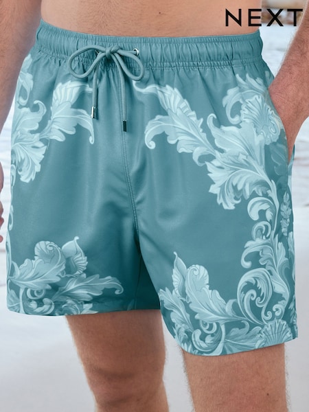 Blue Baroque - Printed Swim Shorts (AT2304) | 27 €