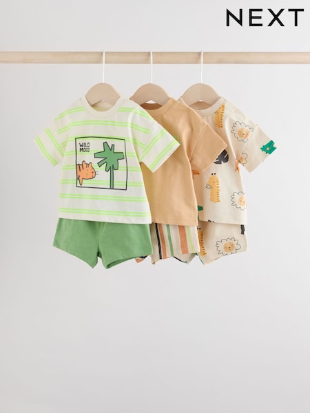 Tigre verde - Baby Tops and Shorts Set 6 Piece (AT2353) | 39 € - 41 €