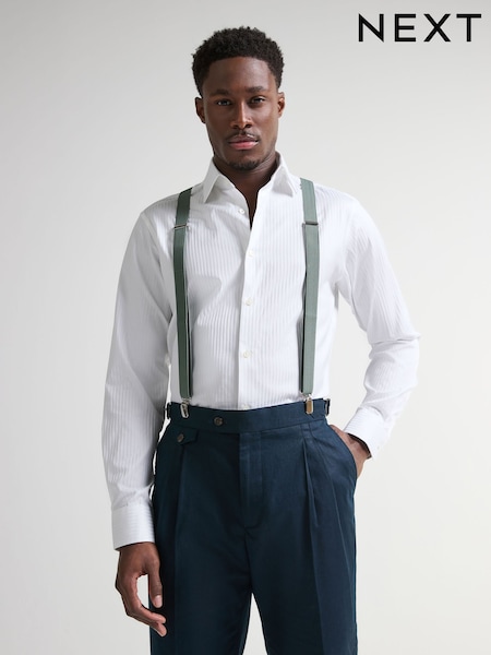 Sage Green Slim Braces (AT2373) | LEI 81