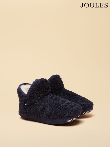 Joules Junior Cabin Navy Slipper Boot (AT2384) | €21