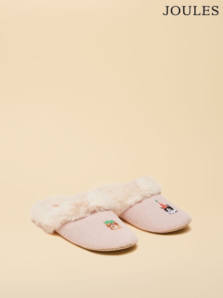 Joules Slippet Luxe Pink Artwork Slipper (AT2409) | €35