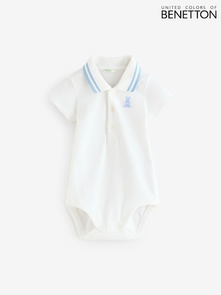 Benetton Baby Piquet Grow Bodysuit (AT2427) | CA$40