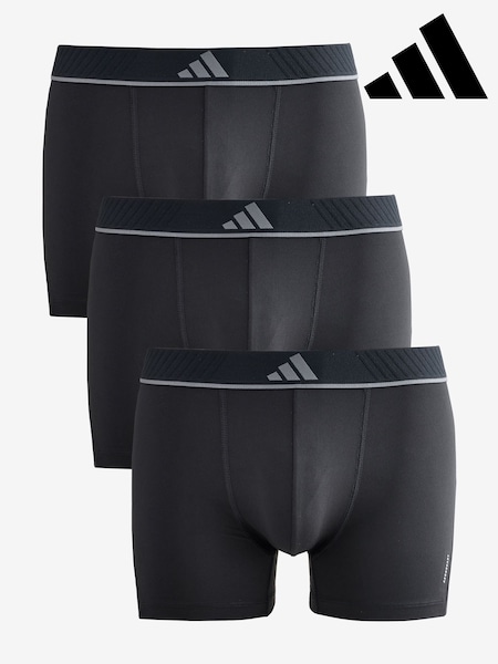 adidas Black Active Mirco Flex Co Trunks (AT2550) | AED215