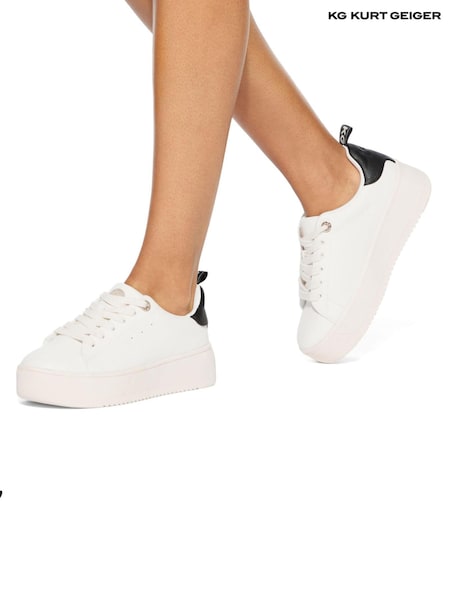 KG Kurt Geiger Lighter Lace Up 4 Trainers (AT2602) | ₪347