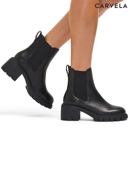 Carvela Ignite Chelsea Black Boots (AT2619) | €259